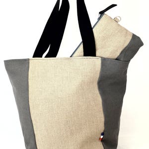 TOTE BAG Canvas Femme Sac à bandoulière Beach Bag linge de sac fourre-tout Fond résistant à leau et doublure sac à couches cadeau pour son cadeau de Noel image 5