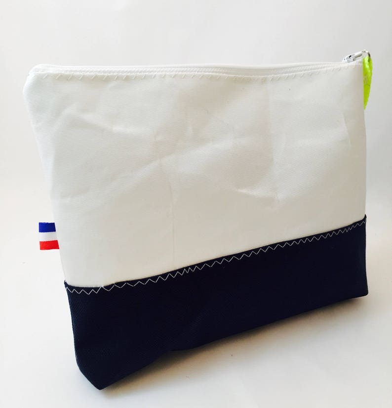 Upcycled Sail Cosmetic Bag Recycled Sailcloth Toiletry Bag Etsy