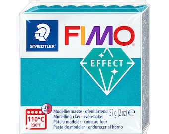 NEW -- Fimo effect metallic 57 g turkoois 8010-36