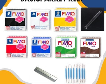 BasisPakket - Fimo klei - Polymeerklei - Staedtler diverse kleuren - Diverse materialen