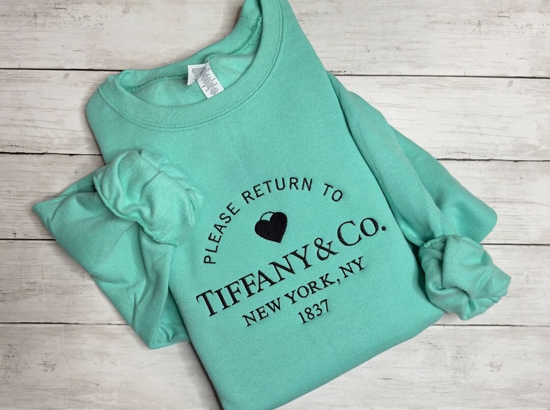 Return to Embroidered Sweatshirt Etsy
