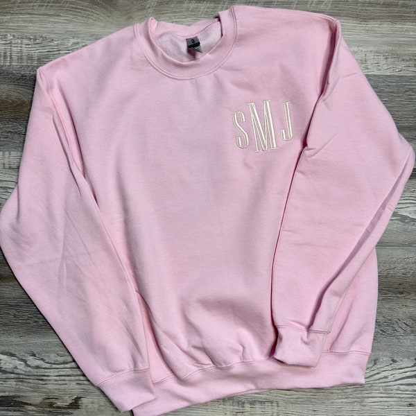 Burning Monogram Print Sweatshirt
