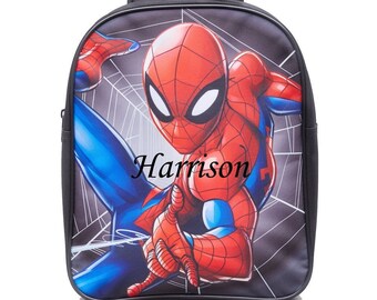 spiderman backpack for kindergarten