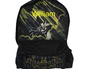 personalised batman backpack