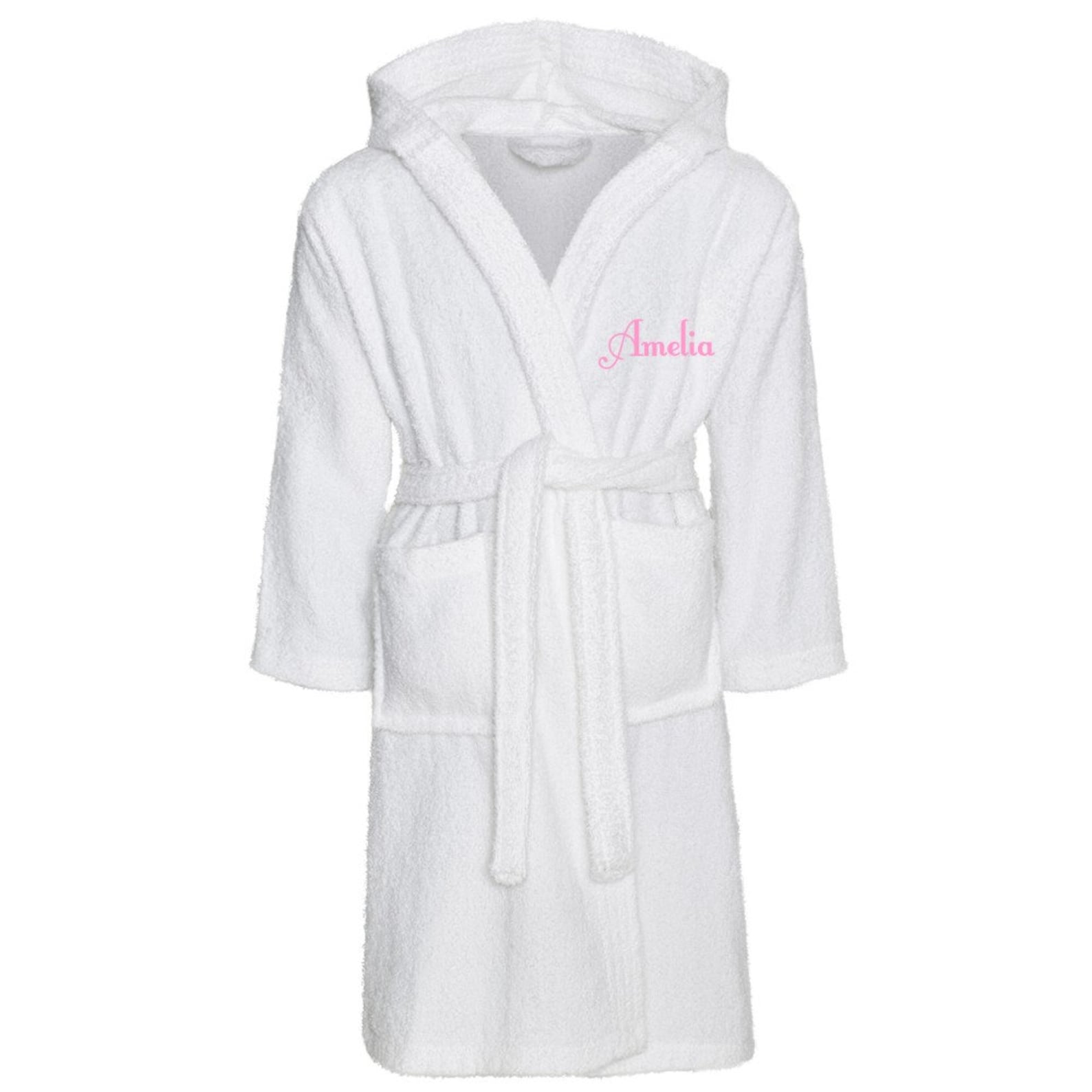 personalised toweling robe