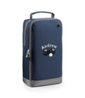 Personalised Embroidered Lawn Bowls Shoe Bag 10 colour bags to choose from