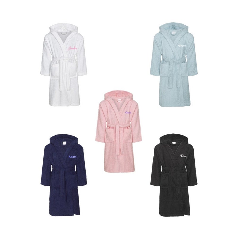 personalised toweling robe