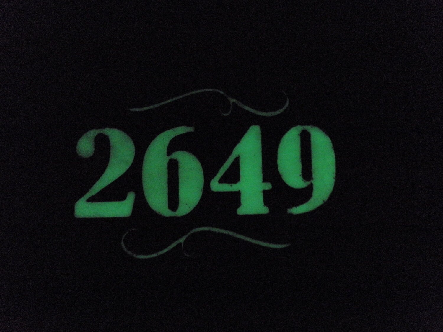 Address signs Glow in the dark signs Address Plaques House Etsy