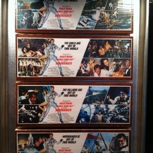 James Bond 007 Magnets - Moonraker Movie Poster