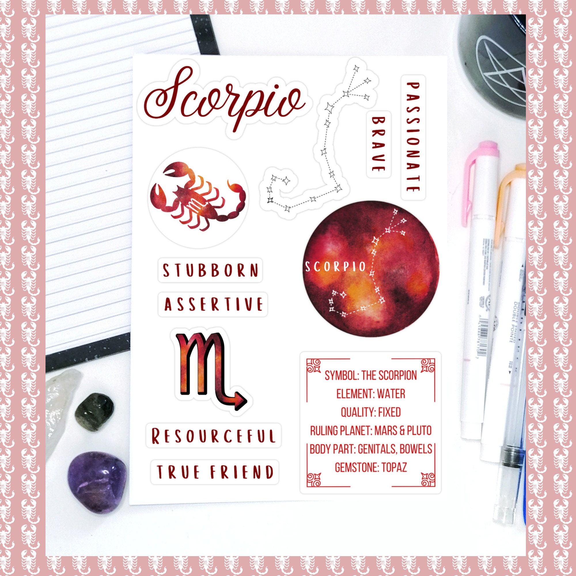 Foil Stickers - Astrology