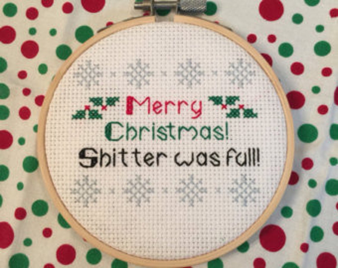 Christmas Vacation Cross Stitch Digital Pattern Etsy