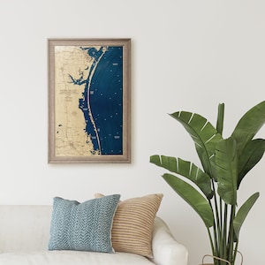 Padre Island Karte, benutzerdefinierte Holzkarte, South Padre, North Padre, Fronleichnam Karte, 3D Wandkunst, Konturkarte, Strandhaus Dekor, Tiefenkarte