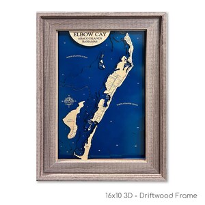 Elbow Cay, Bahamas, Mapa de Elbow Cay, Mapa de Bahamas, Mapa de madera de Bahamas, Mapa de madera 3D, Mapa de la costa de madera, Mapa de madera de Bahamas, Arte de Bahamas, Regalo de Bahamas