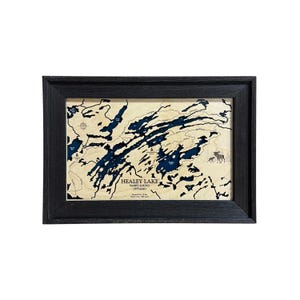 Healey See Karte, Holz See Karte, Holz Karte nach Kundenwunsch, 3D See Karte, 3D Holz Karte, Benutzerdefiniertes See Zeichen, See Haus Dekor, See Haus Zeichen, See Geschenk