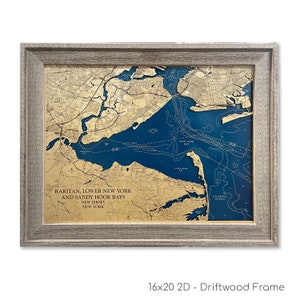 Sandy Hook Bay Map, Custom Map Sign, Staten Island, New York Map, Beach Map, Map Sign, Wood Map Art, Beach House Sign, Lake Art, Lake Gift