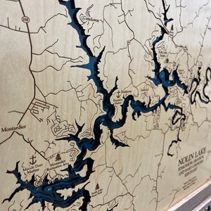 Map Of Nolin Lake