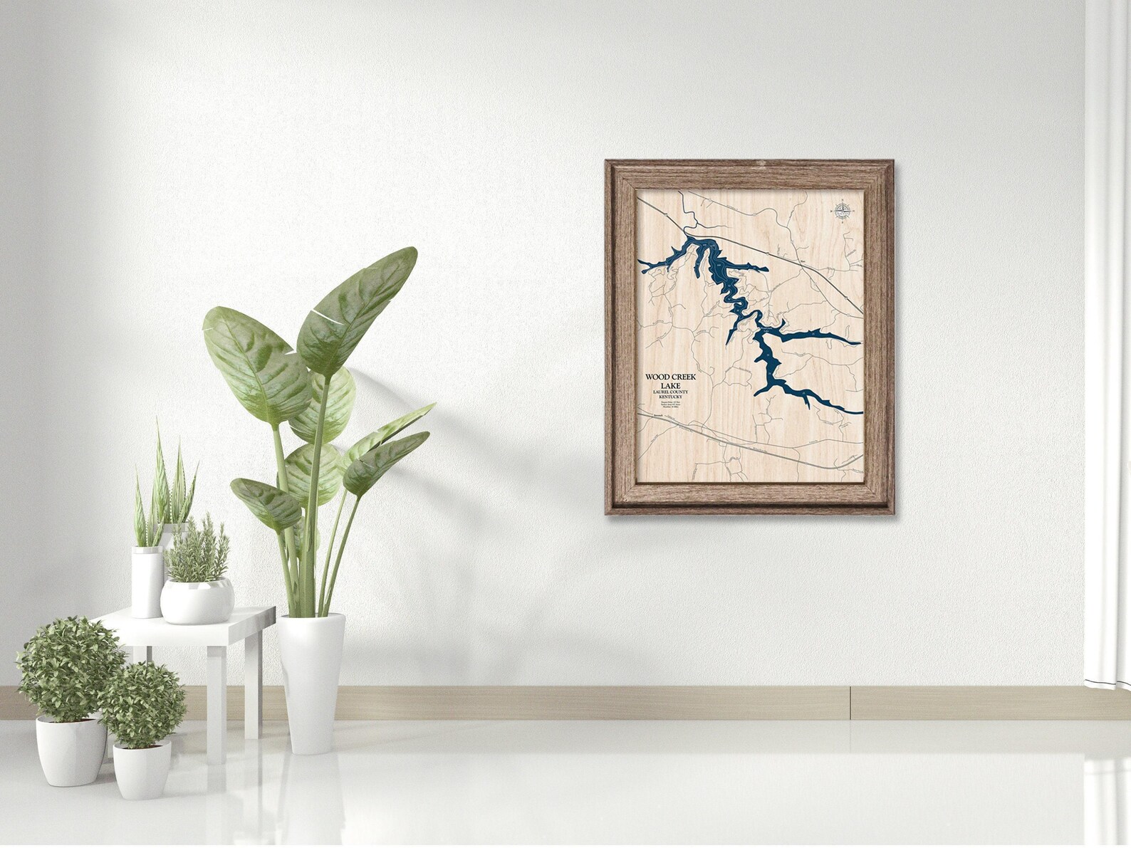 Woodcreek Shell Map Wood Creek Lake Map, 3D Map, Wood Lake Map, Custom Lake Map, Custom ...