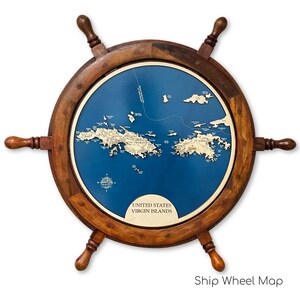 Mapa das Ilhas Virgens Americanas, Mapa das Ilhas Virgens, Mapa de São Tomás, Mapa de São João, Mapa das Ilhas Virgens Americanas, Mapa das Ilhas Virgens Britânicas, Presente de Lua de Mel, Presente de Praia, Decoração de Casa de Praia