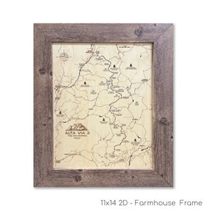 Mappa Alta Via 2, Mappa Escursionistica, Regalo Escursionistico, Mappa Alpinismo, Regalo per Scalatori, Regalo Alpinismo, Mappa Dolomiti, Regalo Montagna, Regalo Escursionista