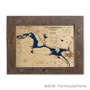 Lake Dardanelle Map, Lake Dardanelle, Wood Lake Map, Wood Lake Sign, Lake Art, Lake House Gift, Lake House Decor, Lake Map, Custom Lake