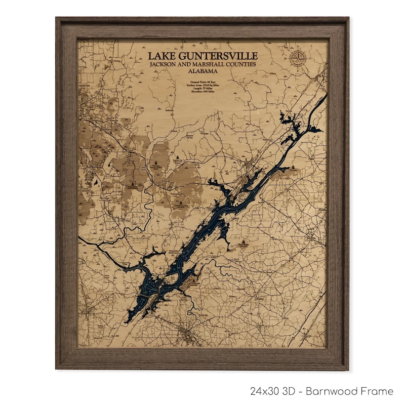 Lake Map Guntersville Etsy - Il 800x800.7019189170 Iusz