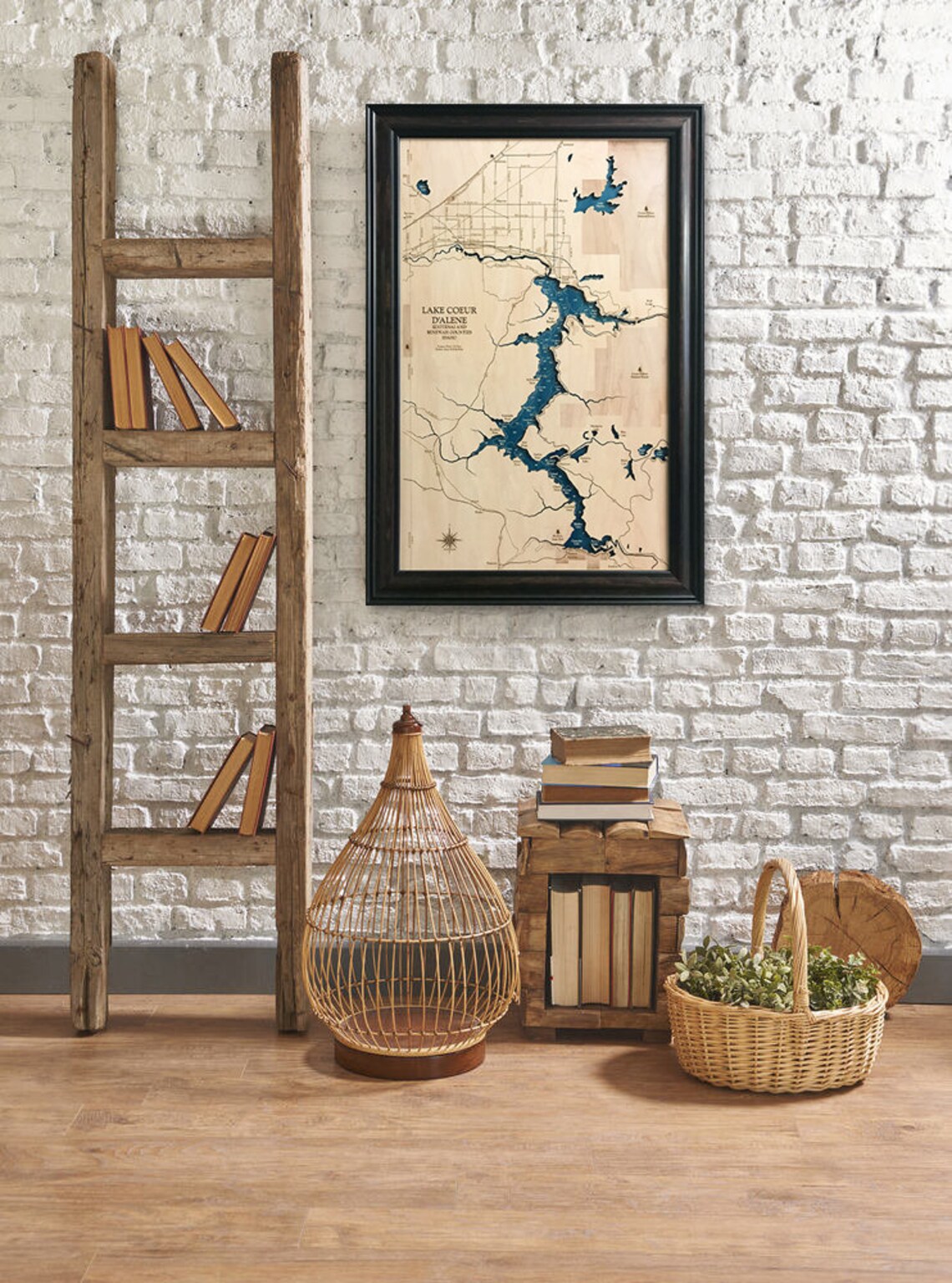 Cape Neddick Map Custom Wood Map Maine Art 3D Wall Art Etsy