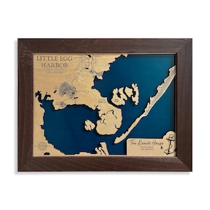 Little Egg Harbor Nj Map - Etsy