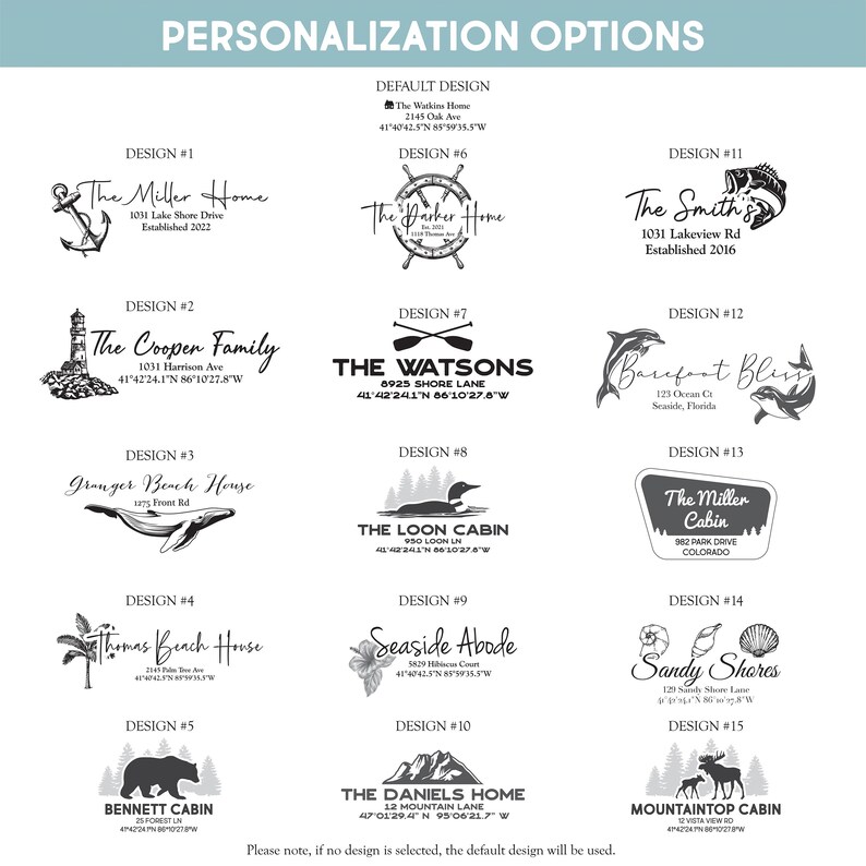 Personalization Options