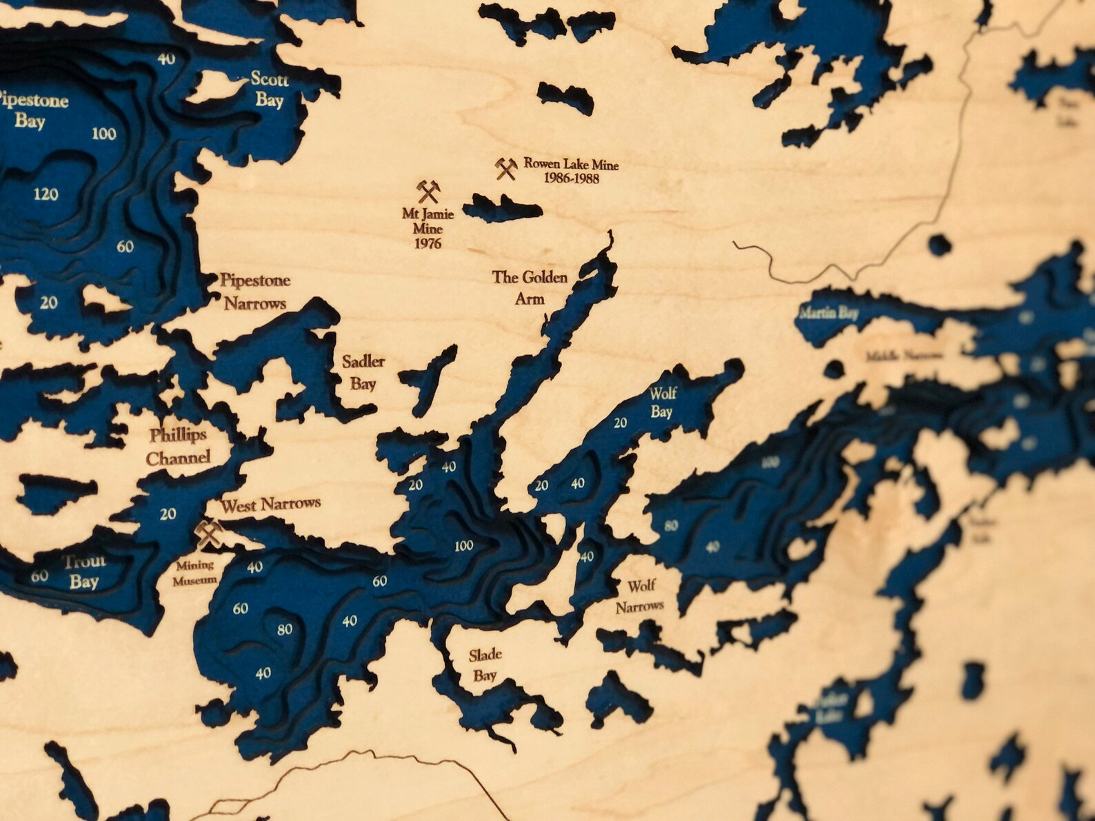 Red Lake Map Kenora Map Custom Wood Map 3D Wall Art Lake Etsy Australia