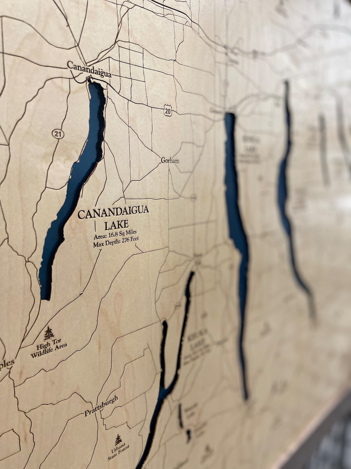 Nancy Lake Recreation Area Map Nancy Lake Map Custom Lake Etsy