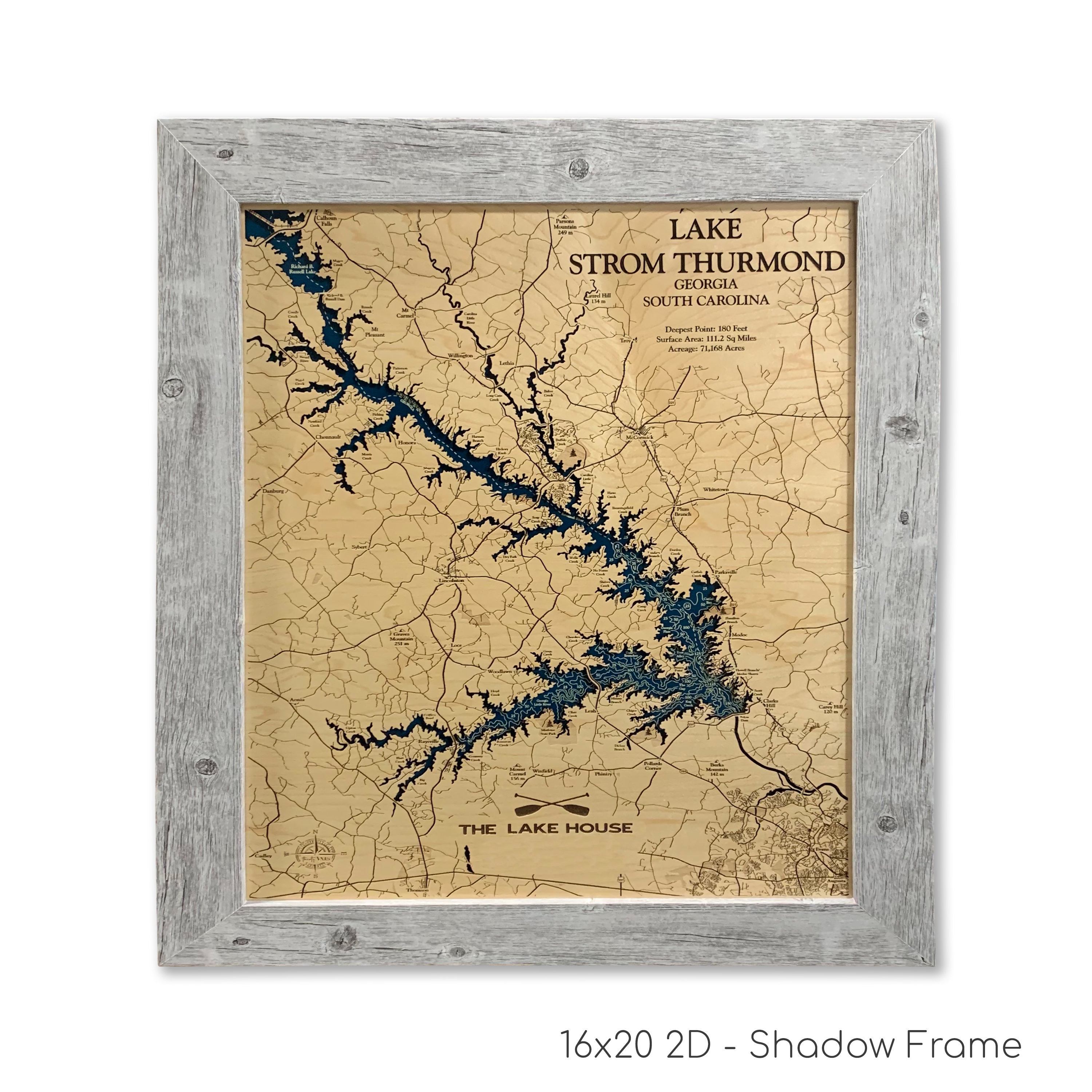 lake-strom-thurmond-map-custom-wood-map-custom-lake-art-3d-etsy