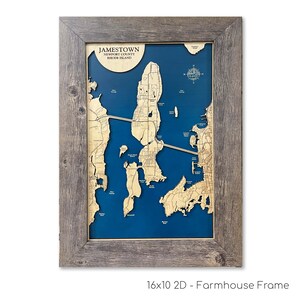 Jamestown Karte, Rhode Island Karte, Conanicut Island Karte, Neu England Karte, Strandhaus Dekor, Strand Geschenk, Strand Schild