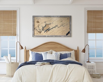 Norris Lake - Custom Wood Map  - 3D Wall Art - Contour Map - Lake House Decor - Lake Map - Depth Map - House Gift - Lake House - Lake Art