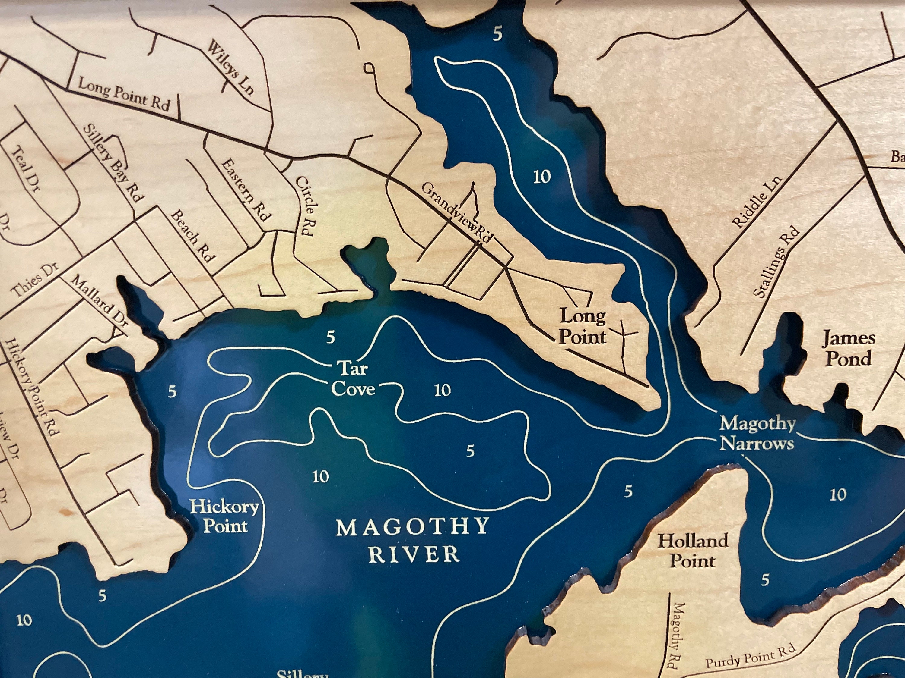 Gibson Island Map Magothy River Map Chesapeake Bay Map Etsy