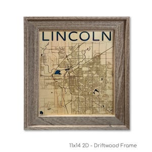 Lincoln Map, Lincoln Nebraska Map, Custom Wood Map, Custom 3D Map, Custom City Map, City Map, City Map Art, Dallas Gift, Dallas Decor