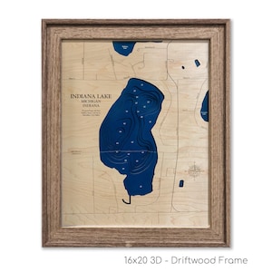Indiana Lake Map, Indiana Lake, Wood Lake Map, Wood Lake Sign, Lake Art, Lake House Gift, Lake House Decor, Lake Map, Custom Lake