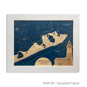 Montauk Karte, Long Island Karte, Benutzerdefinierte Holzkarte, 3D Holzkarte, Benutzerdefinierte Küstenkarte, Benutzerdefinierte New York Karte, Reisegeschenk, Strandhaus Geschenk