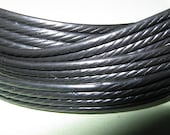 1meter (3.28ft) Replacement Wicker Repair Rattan Braid BLACK WAVED for chairs table etc.