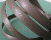 1 meter (3.28 ft) CAPPUCCINO flat synthetic rattan weaving material plastic rattan for knit and repair chair table,ect