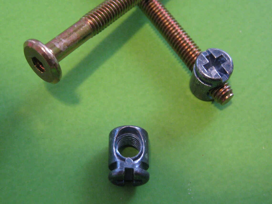Flat Head Hex Socket Drive Bolts M6x90mm with Barrel Nuts for Etsy