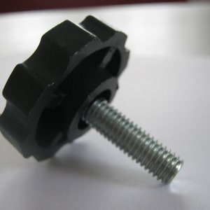 Umbrella Base Knob: M8 Threaded Star Hand Screw