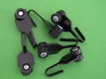Replacement Railed Metal Slide Hooks for Gazebo Curtains or Mosquito Netting