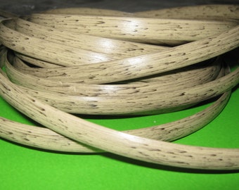 DONKER CRÈME / BEIGE plat synthetisch rotan weefmateriaal kunststof rotan voor brei- en reparatiestoeltafel, ect