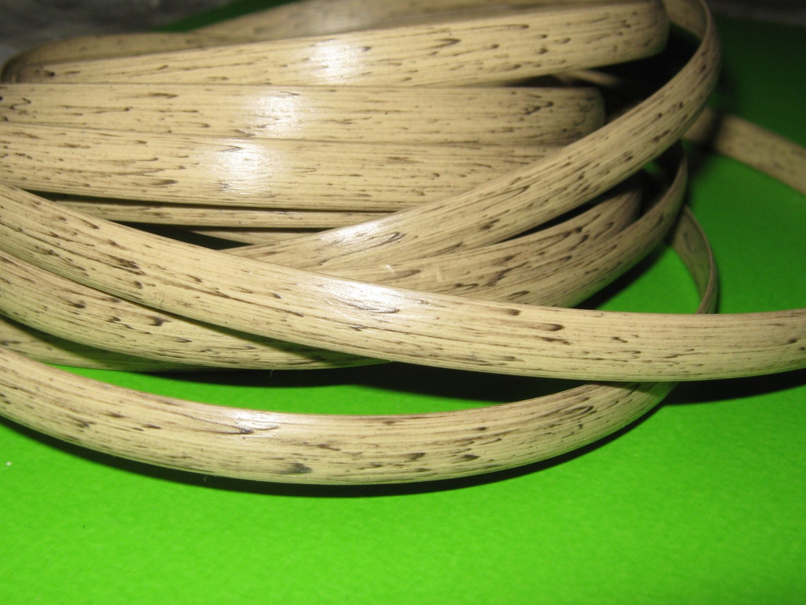 1meter 3.3 Rattan Flat Strip DARK CREAM / BEIGE Repair Etsy