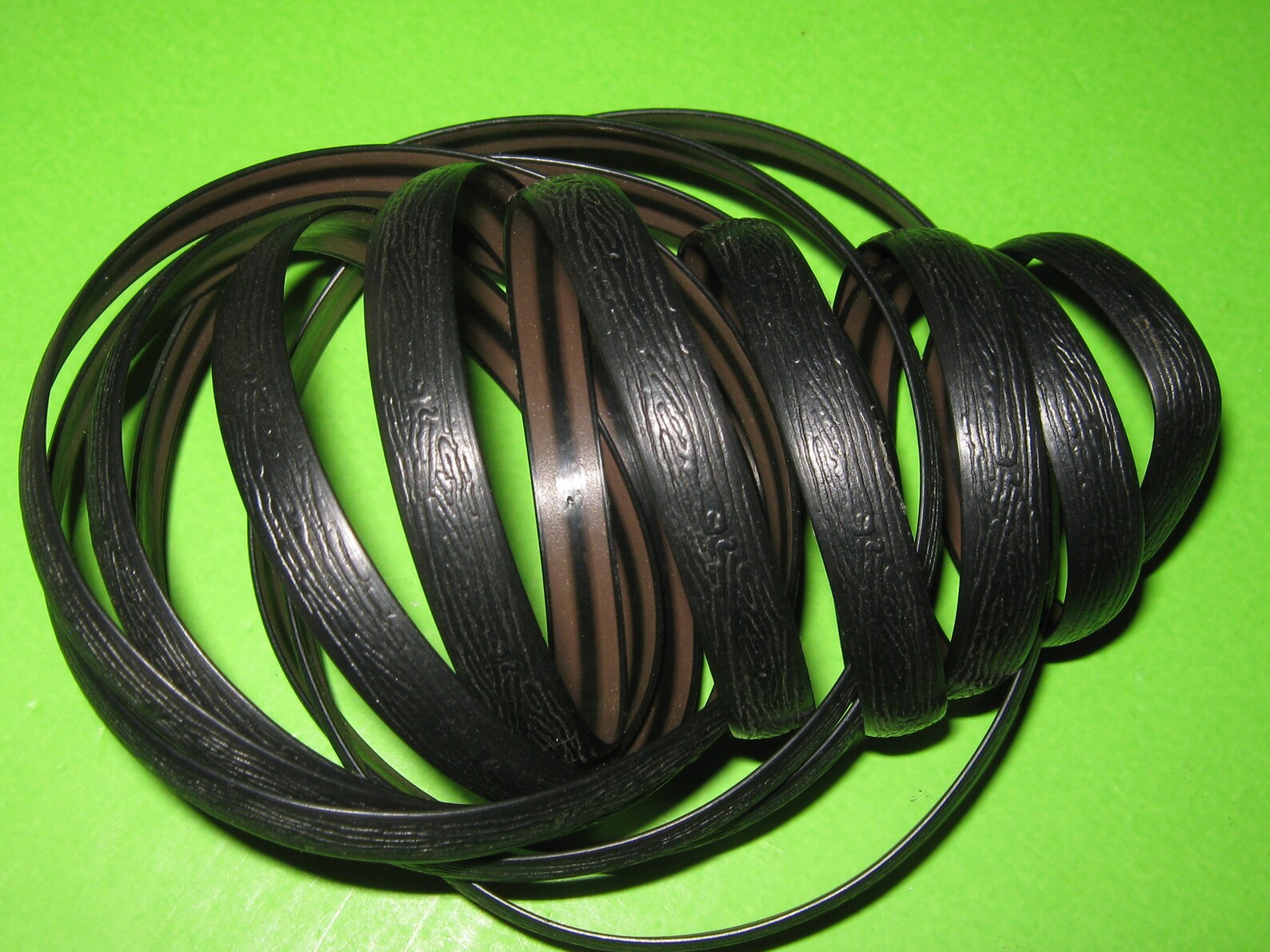 1meter 3.3ft Rattan Flat Strip BLACK repair synthetic Wicker Etsy