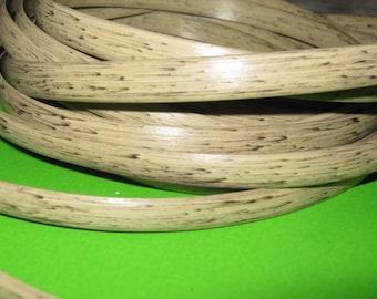 ダーククリームフラット合成ラタン：家具修理用編み材