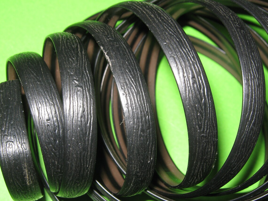 1meter 3.3ft Rattan Flat Strip BLACK repair synthetic Wicker Etsy