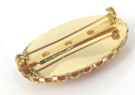 Downton Abbey inspired beautiful cameo set in gol… - image 4