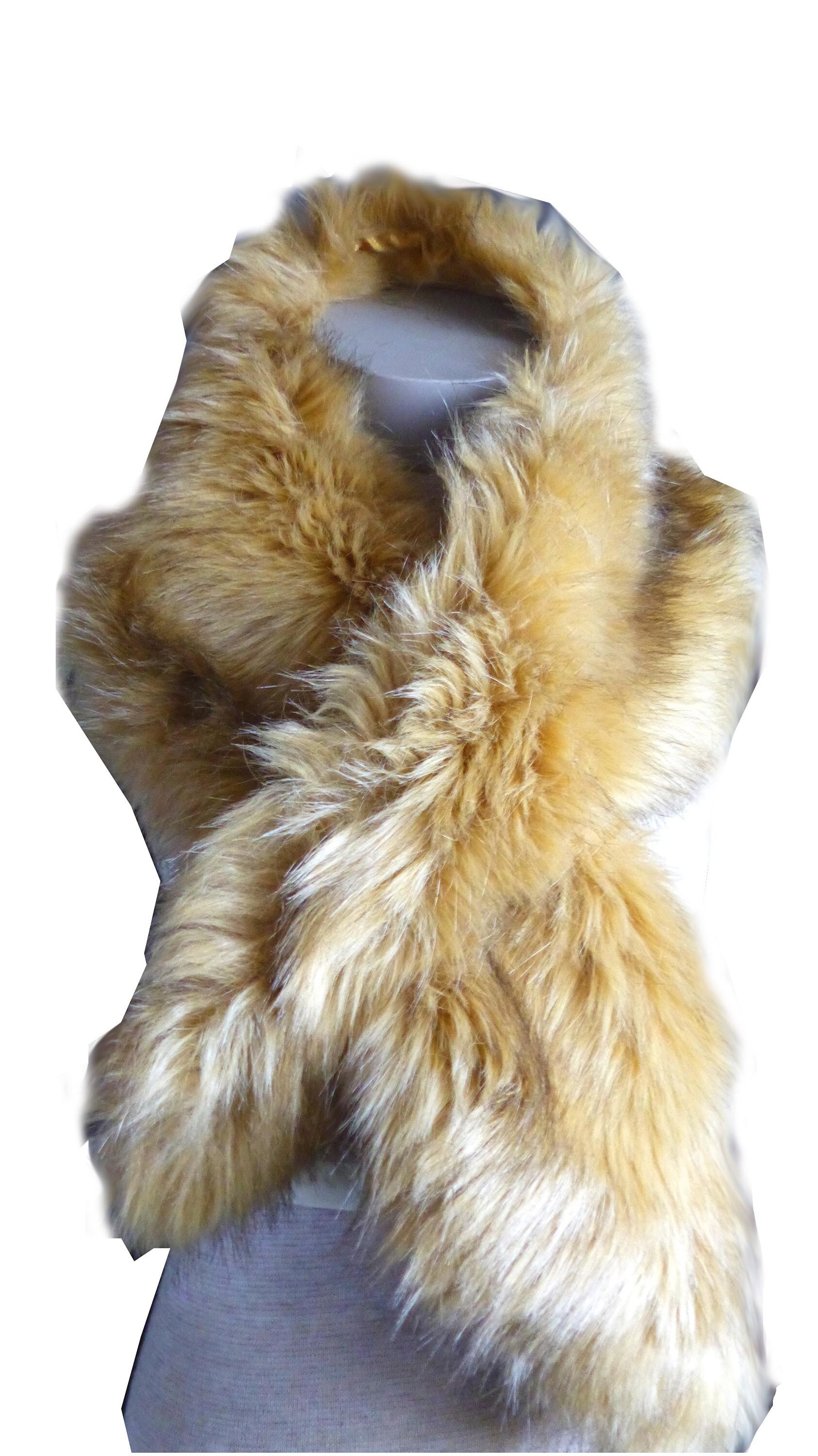 Weimingshop Collar Shawl Neck Winter Thicken Scarf Fur Collar Scarf Faux  Rabbit Fur Scarf Faux Fur C…See more Weimingshop Collar Shawl Neck Winter