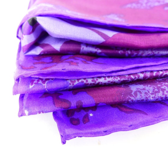 Gorgeous water color effect silk square silk scar… - image 2